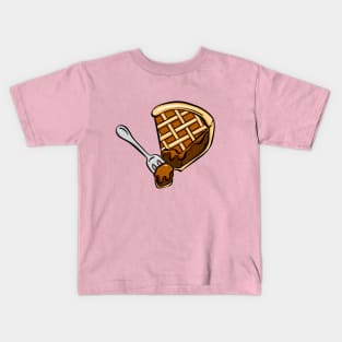 Chocolate Sweet Pie Cake Kids T-Shirt